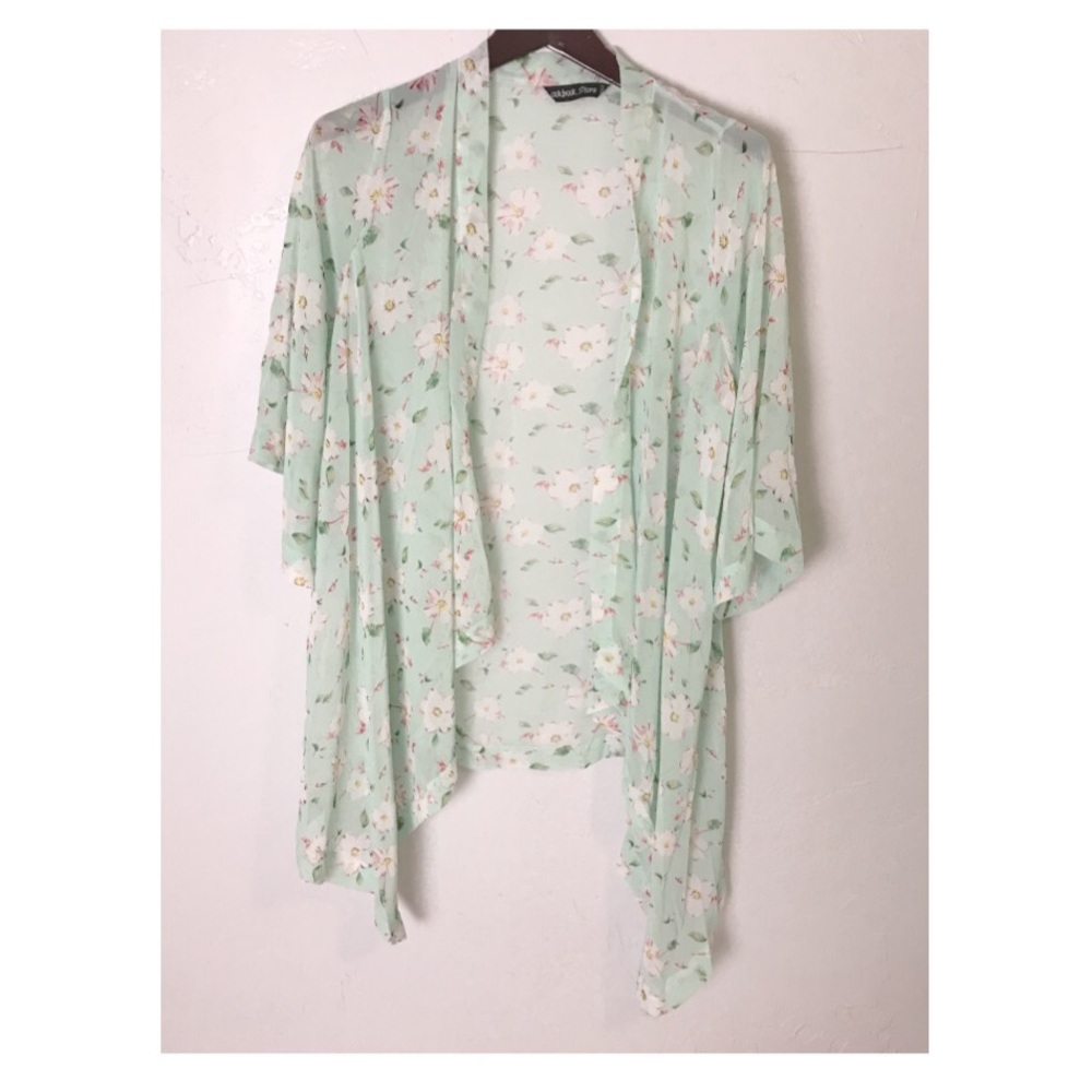 Floral Komono Teel with white flowers | Size 2